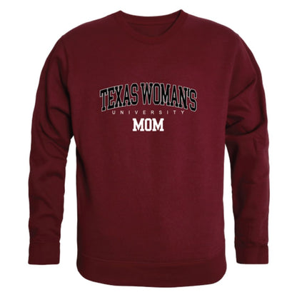 Texas Woman's University Pioneers Mom Fleece Crewneck Pullover Sweatshirt