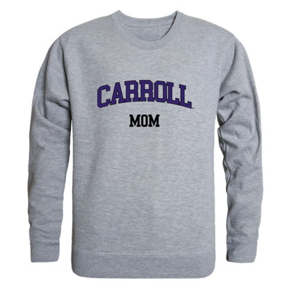 Carroll College Saints Mom Fleece Crewneck Pullover Sweatshirt