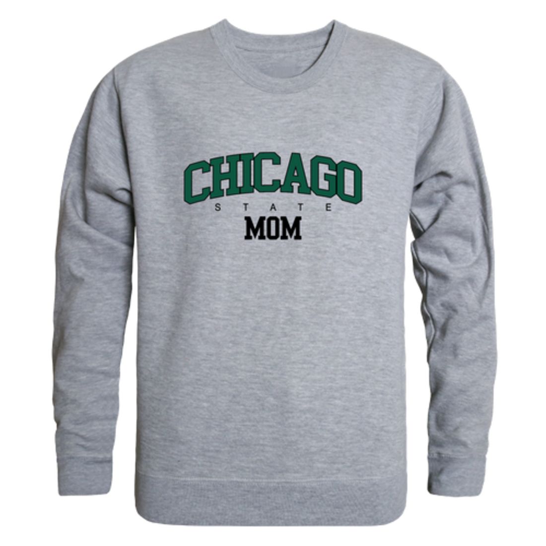 Chicago State University Cougars Mom Fleece Crewneck Pullover Sweatshirt