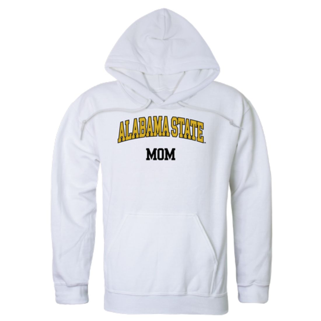 ASU Alabama State University Hornets Mom Fleece Hoodie Sweatshirts Black-Campus-Wardrobe