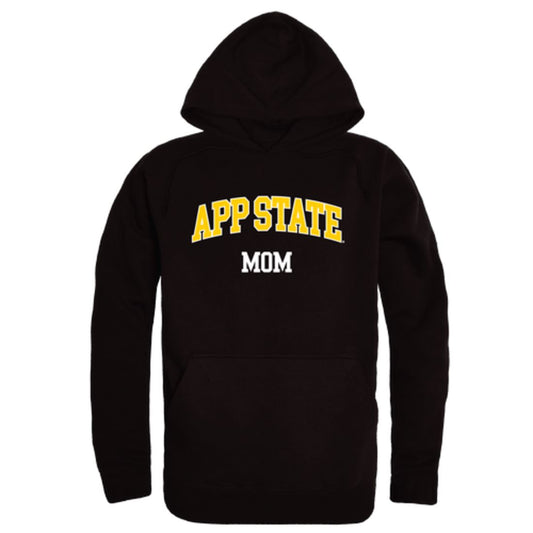 Appalachian App State University Mountaineers Mom Fleece Hoodie Sweatshirts Black-Campus-Wardrobe