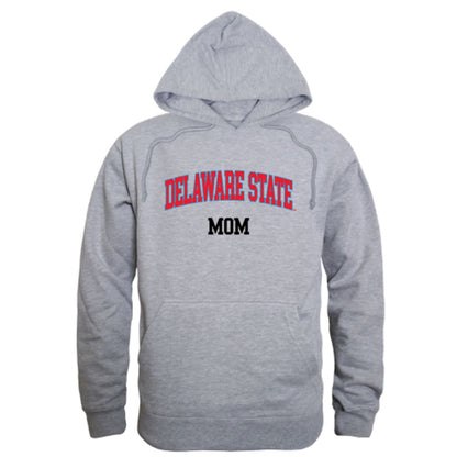DSU Delaware State University Hornet Mom Fleece Hoodie Sweatshirts Heather Grey-Campus-Wardrobe
