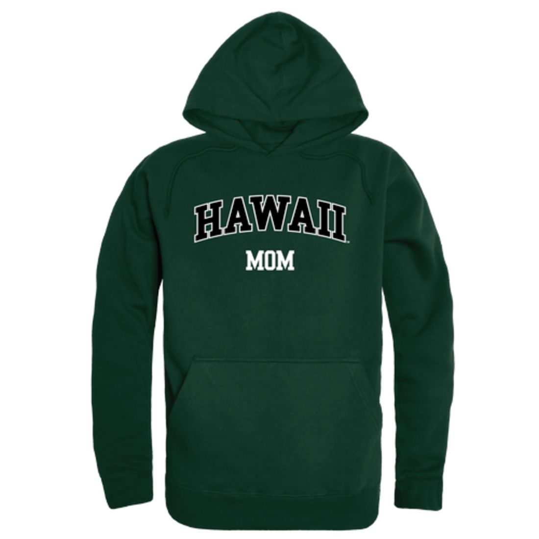 University of Hawaii Rainbow Warriors Mom Fleece Hoodie Sweatshirts Forest-Campus-Wardrobe