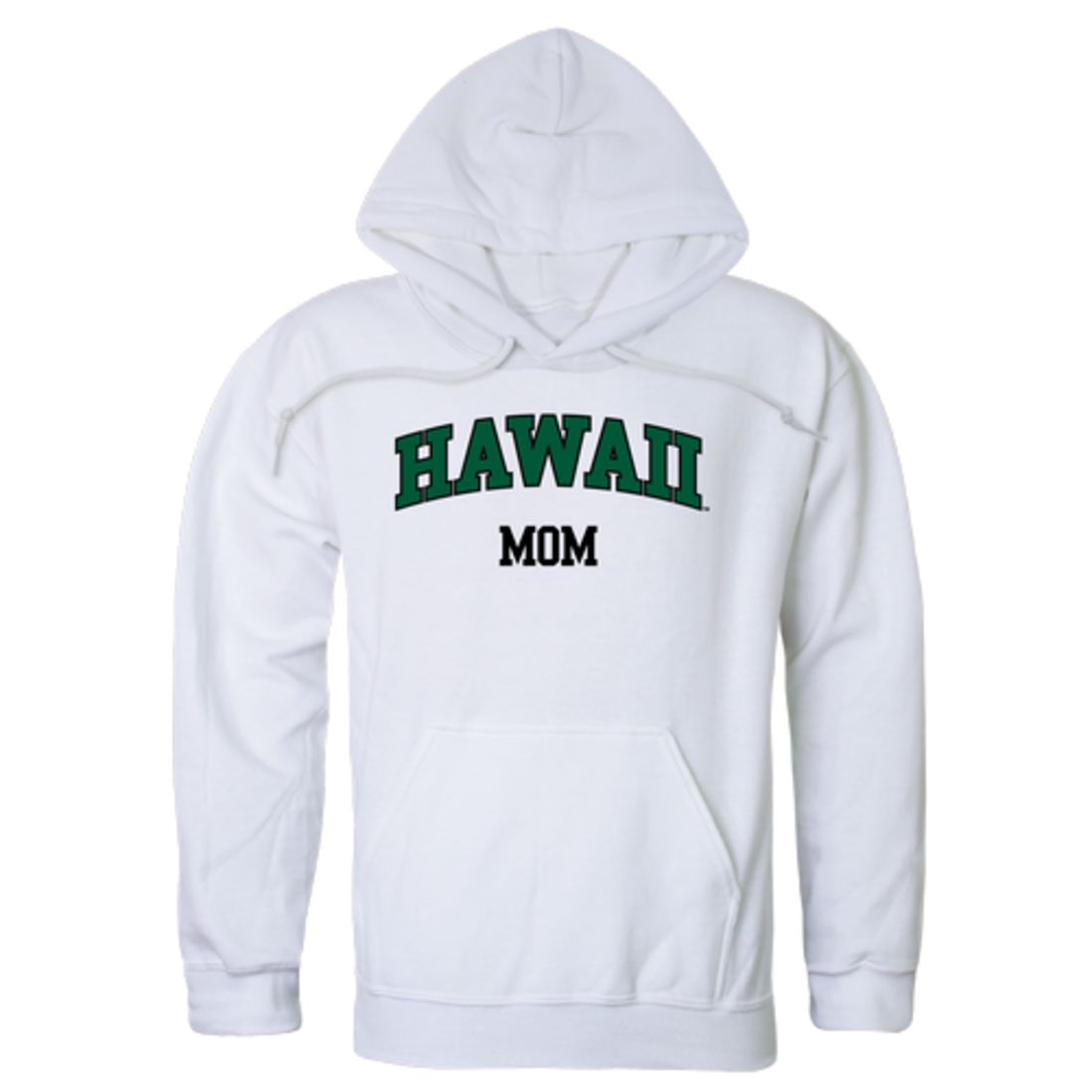 University of Hawaii Rainbow Warriors Mom Fleece Hoodie Sweatshirts Forest-Campus-Wardrobe