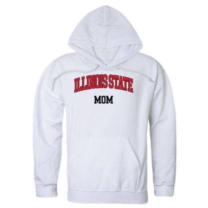ISU Illinois State University Redbirds Mom Fleece Hoodie Sweatshirts Heather Grey-Campus-Wardrobe