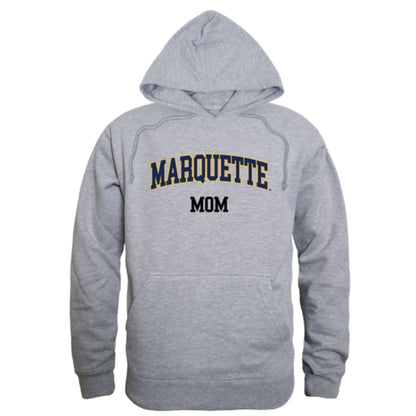 Marquette University Golden Eagles Mom Fleece Hoodie Sweatshirts Heather Grey-Campus-Wardrobe