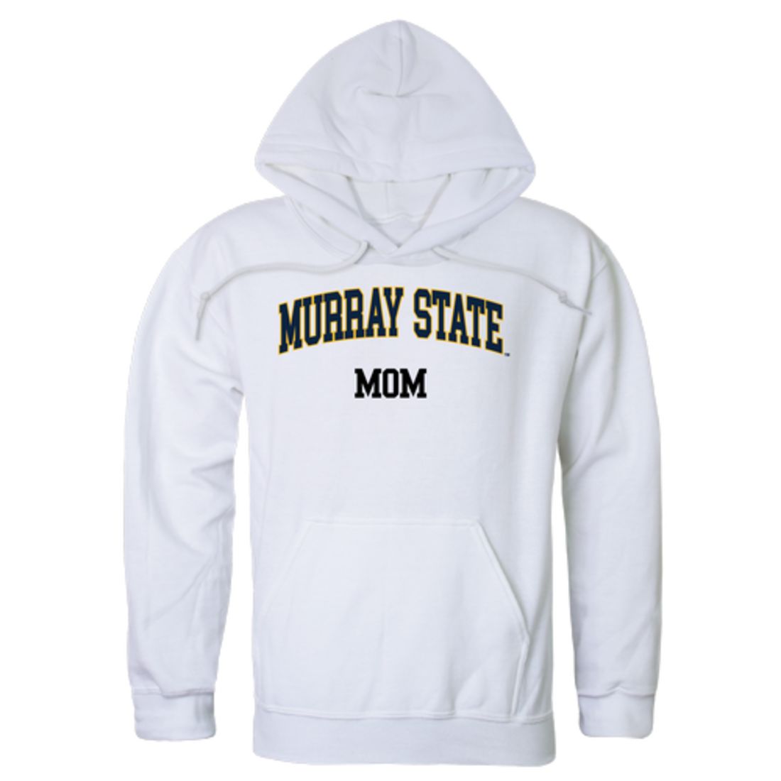 MSU Murray State University Racers Mom Fleece Hoodie Sweatshirts Heather Grey-Campus-Wardrobe