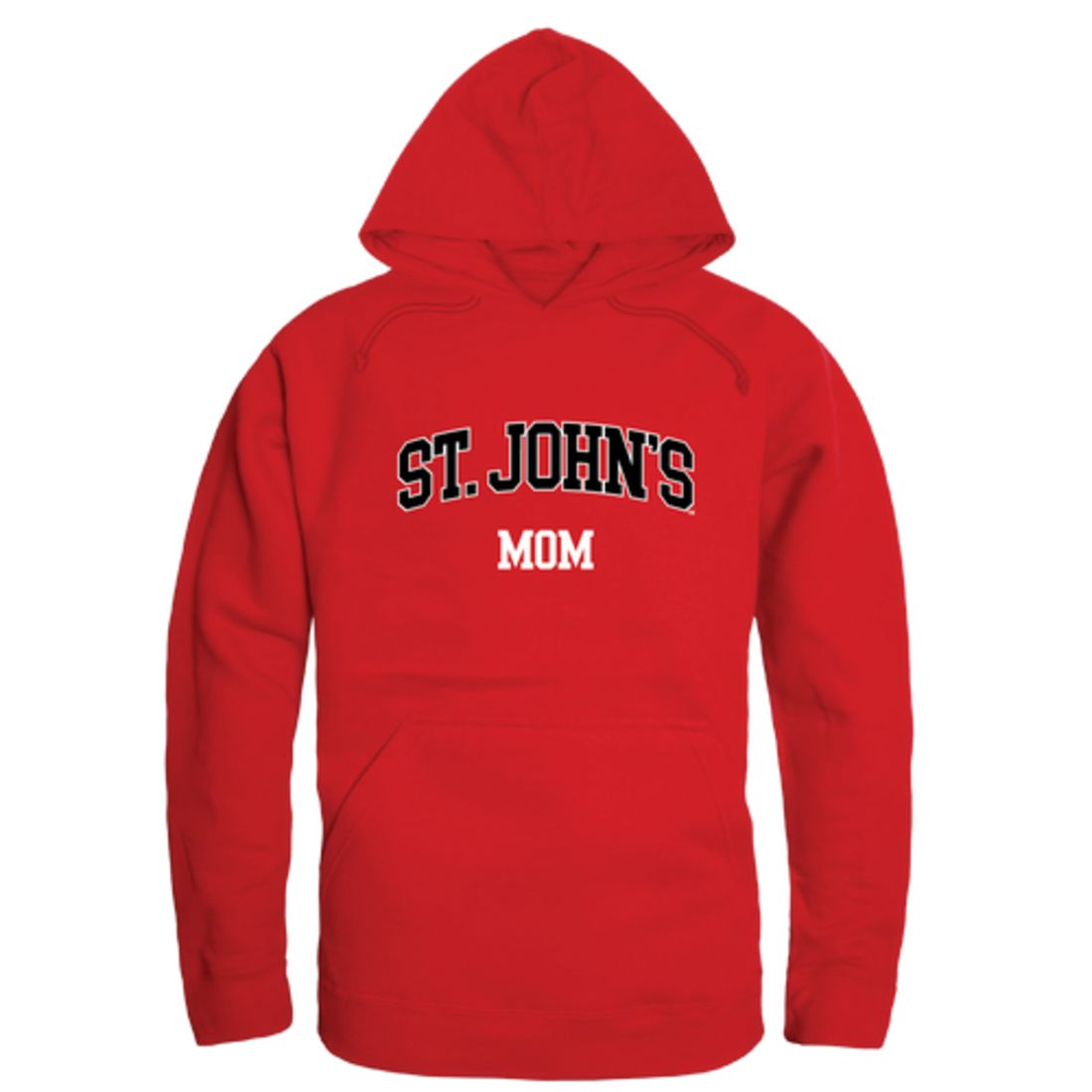 St. John's University Red Storm Mom Fleece Hoodie Sweatshirts Heather Grey-Campus-Wardrobe
