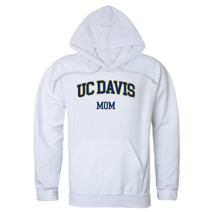 UC Davis University of California Aggies Mom Fleece Hoodie Sweatshirts Heather Grey-Campus-Wardrobe