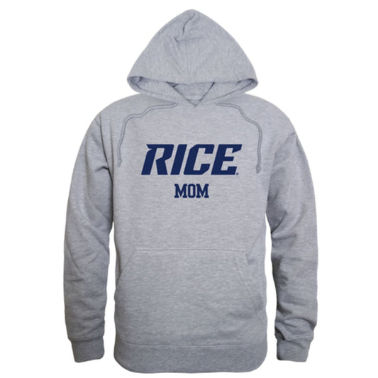 Rice University Owls Mom Fleece Hoodie Sweatshirts Heather Grey-Campus-Wardrobe