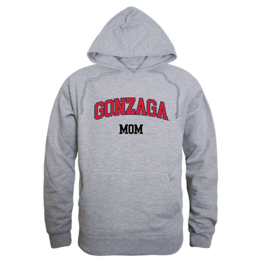 Gonzaga University Bulldogs Mom Fleece Hoodie Sweatshirts Heather Grey-Campus-Wardrobe