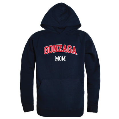 Gonzaga University Bulldogs Mom Fleece Hoodie Sweatshirts Heather Grey-Campus-Wardrobe