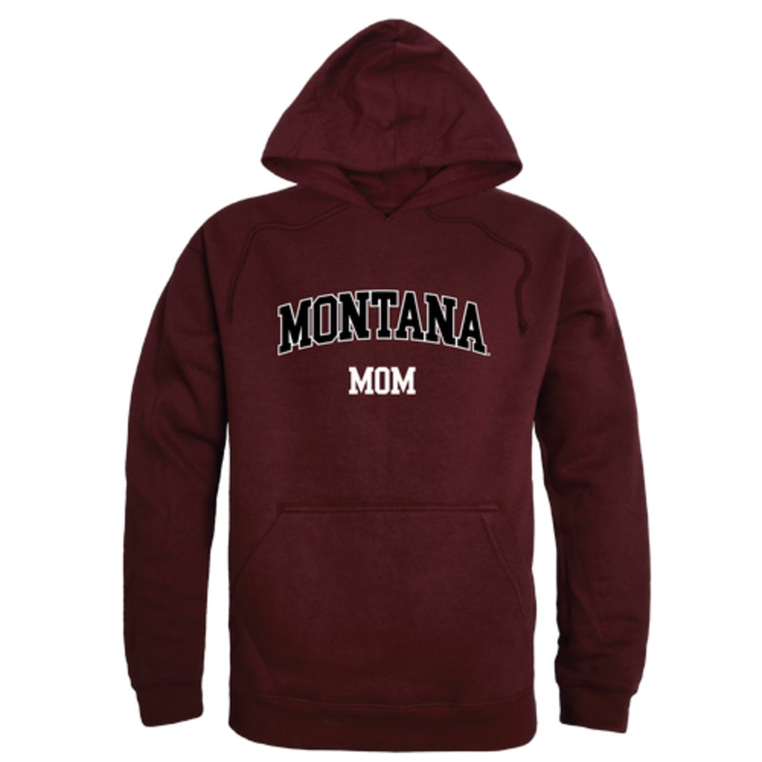 UM University of Montana Grizzlies Mom Fleece Hoodie Sweatshirts Heather Grey-Campus-Wardrobe