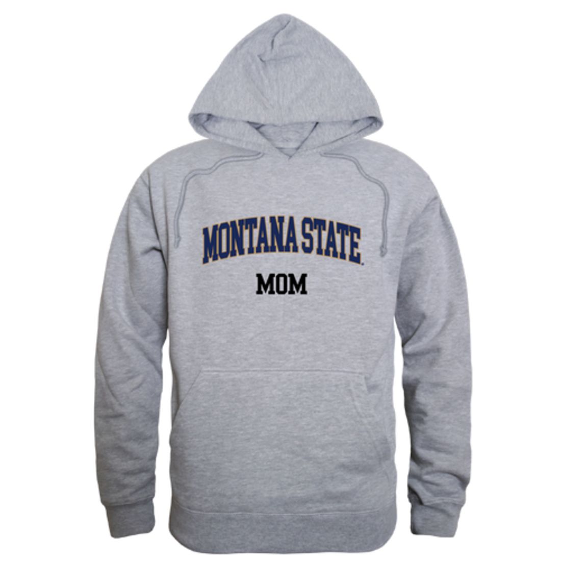 Montana State University Bobcats Mom Fleece Hoodie Sweatshirts Heather Grey-Campus-Wardrobe