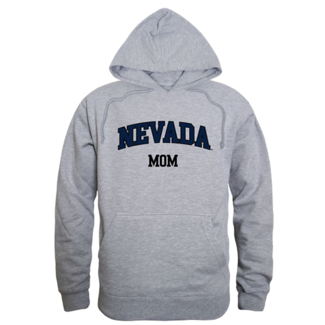 University of Nevada Wolf Pack Mom Fleece Hoodie Sweatshirts Heather Grey-Campus-Wardrobe
