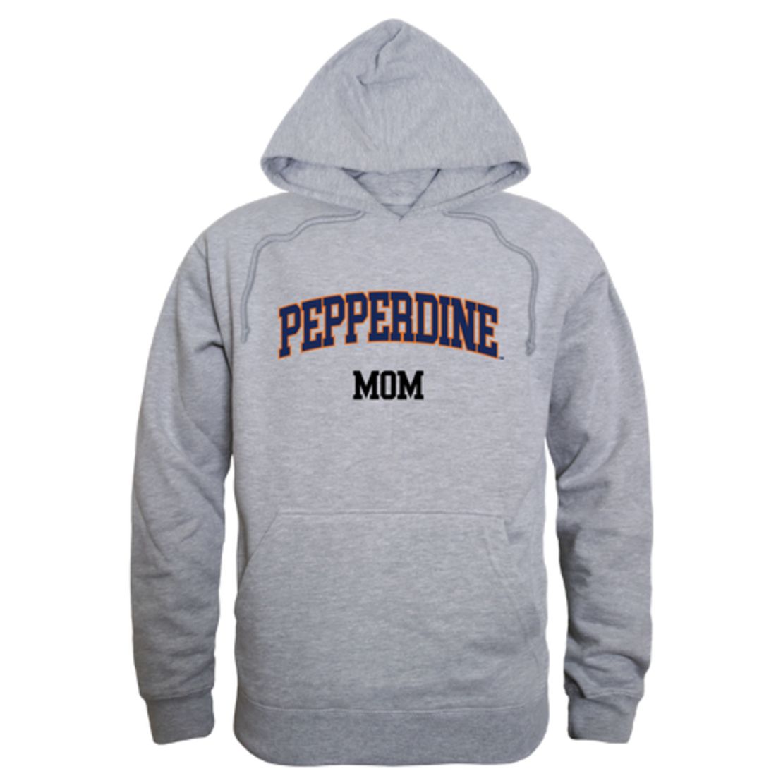 Pepperdine University Waves Mom Fleece Hoodie Sweatshirts Heather Grey-Campus-Wardrobe