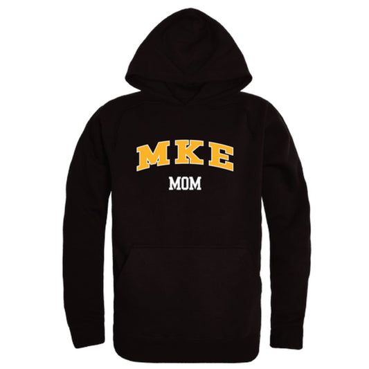 UW University of Wisconsin Milwaukee Panthers Mom Fleece Hoodie Sweatshirts Black-Campus-Wardrobe