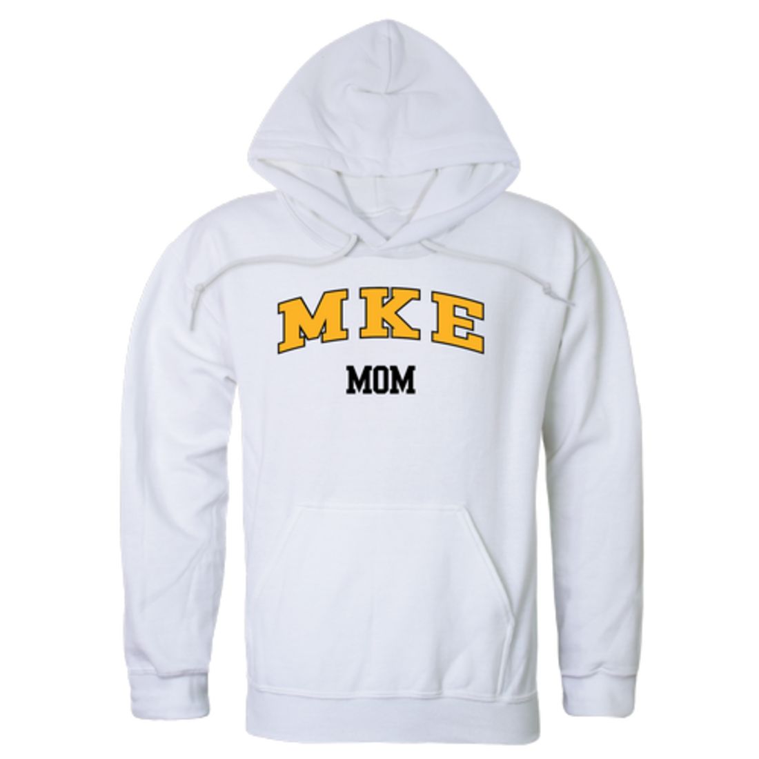 UW University of Wisconsin Milwaukee Panthers Mom Fleece Hoodie Sweatshirts Black-Campus-Wardrobe