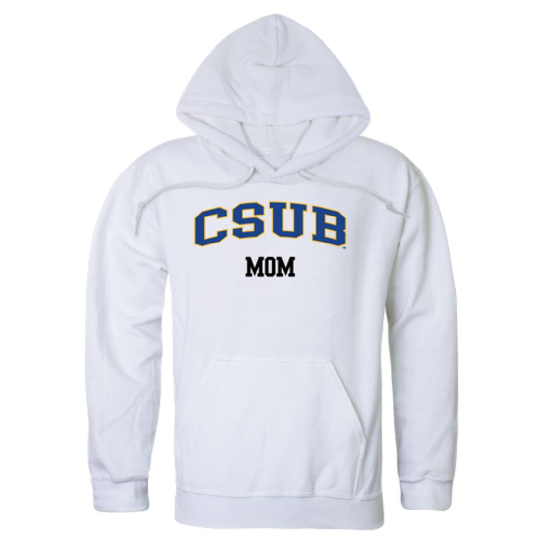 CSUB California State University Bakersfield Roadrunners Mom Fleece Hoodie Sweatshirts Heather Grey-Campus-Wardrobe