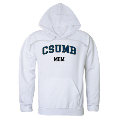 CSUMB California State University Monterey Bay Otters Mom Fleece Hoodie Sweatshirts Heather Grey-Campus-Wardrobe