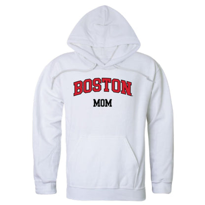 Boston University Terriers Mom Fleece Hoodie Sweatshirts Heather Grey-Campus-Wardrobe