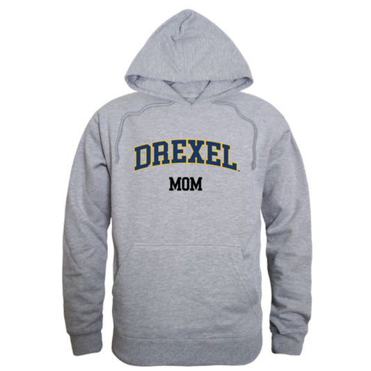 Drexel University Dragons Mom Fleece Hoodie Sweatshirts Heather Grey-Campus-Wardrobe