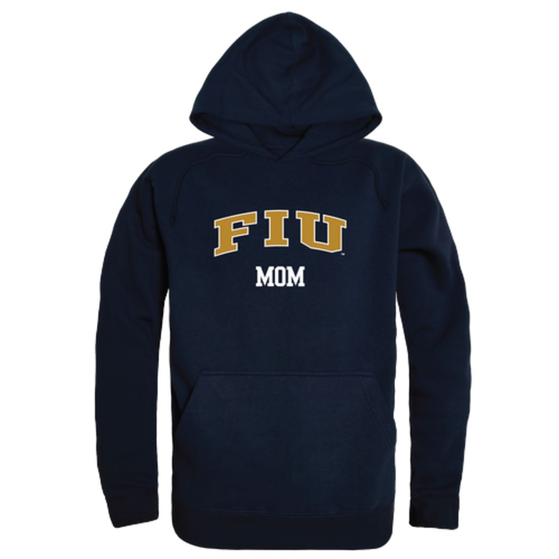 FIU Florida International University Panthers Mom Fleece Hoodie Sweatshirts Heather Grey-Campus-Wardrobe