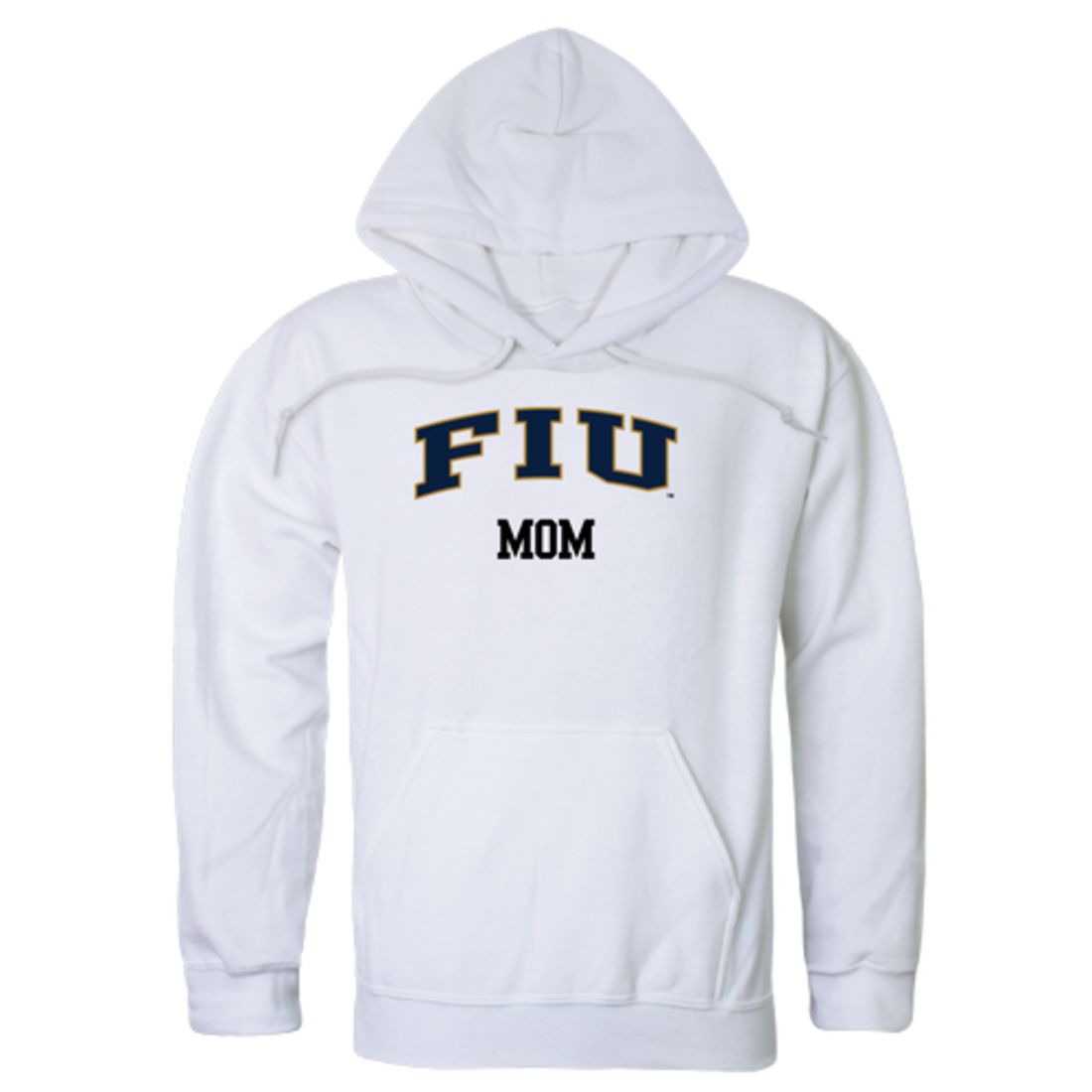 FIU Florida International University Panthers Mom Fleece Hoodie Sweatshirts Heather Grey-Campus-Wardrobe