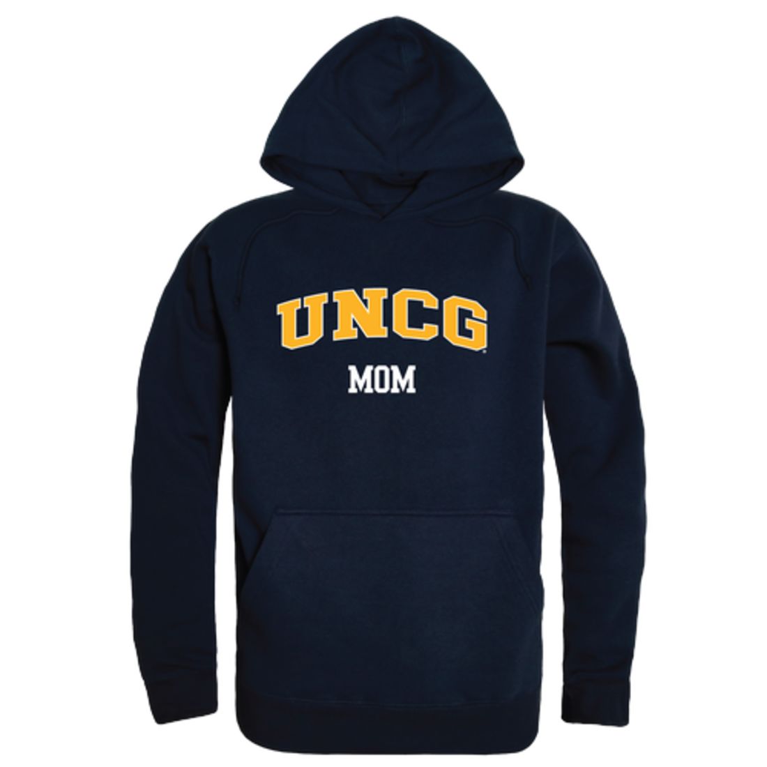 UNCG University of North Carolina at Greensboro Spartans Mom Fleece Hoodie Sweatshirts Heather Grey-Campus-Wardrobe