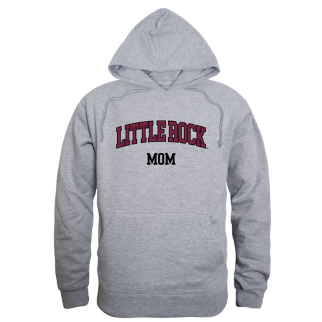 Arkansas at Little Rock Trojans Mom Fleece Hoodie Sweatshirts Heather Grey-Campus-Wardrobe