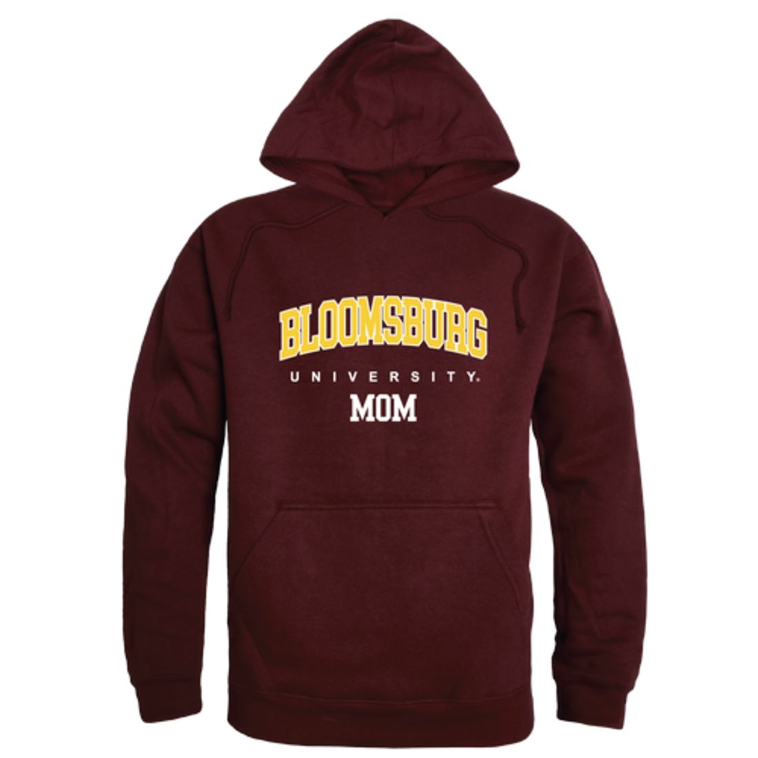 Bloomsburg University Huskies Mom Fleece Hoodie Sweatshirts Heather Grey-Campus-Wardrobe