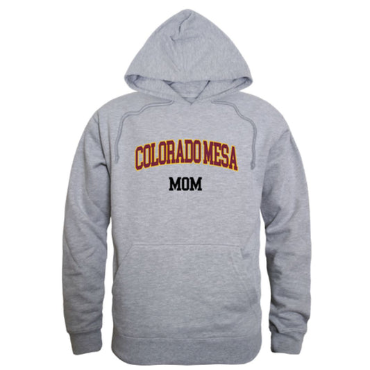 CMU Colorado Mesa University Maverick Mom Fleece Hoodie Sweatshirts Heather Grey-Campus-Wardrobe