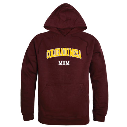 CMU Colorado Mesa University Maverick Mom Fleece Hoodie Sweatshirts Heather Grey-Campus-Wardrobe