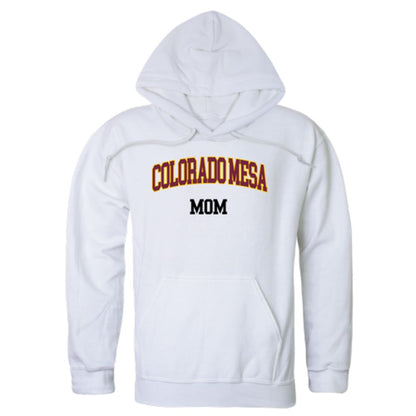 CMU Colorado Mesa University Maverick Mom Fleece Hoodie Sweatshirts Heather Grey-Campus-Wardrobe