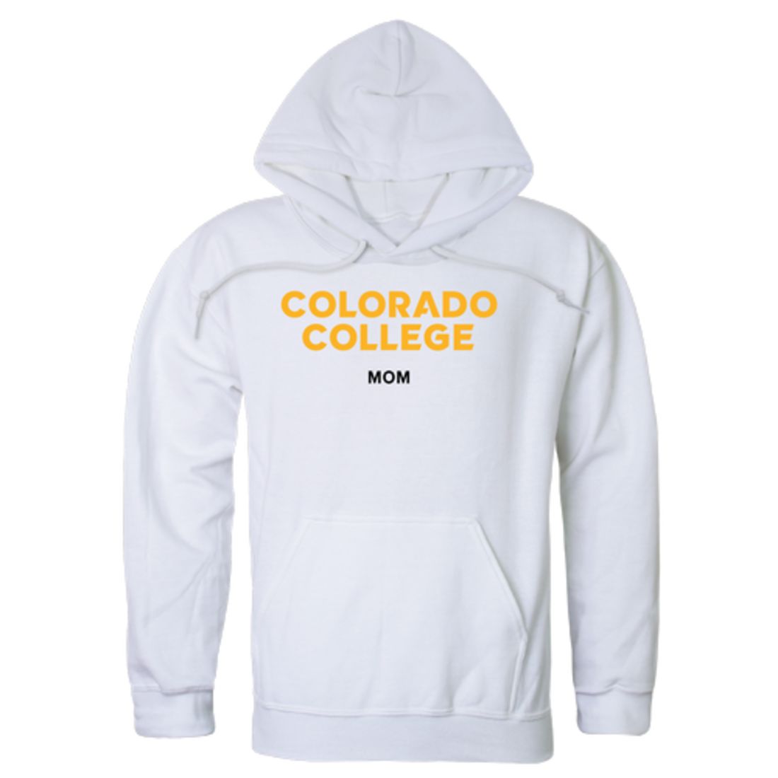 Colorado College CC Tigers Mom Fleece Hoodie Sweatshirts Black-Campus-Wardrobe