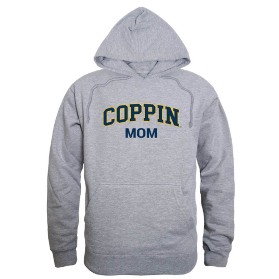 CSU Coppin State University Eagles Mom Fleece Hoodie Sweatshirts Heather Grey-Campus-Wardrobe