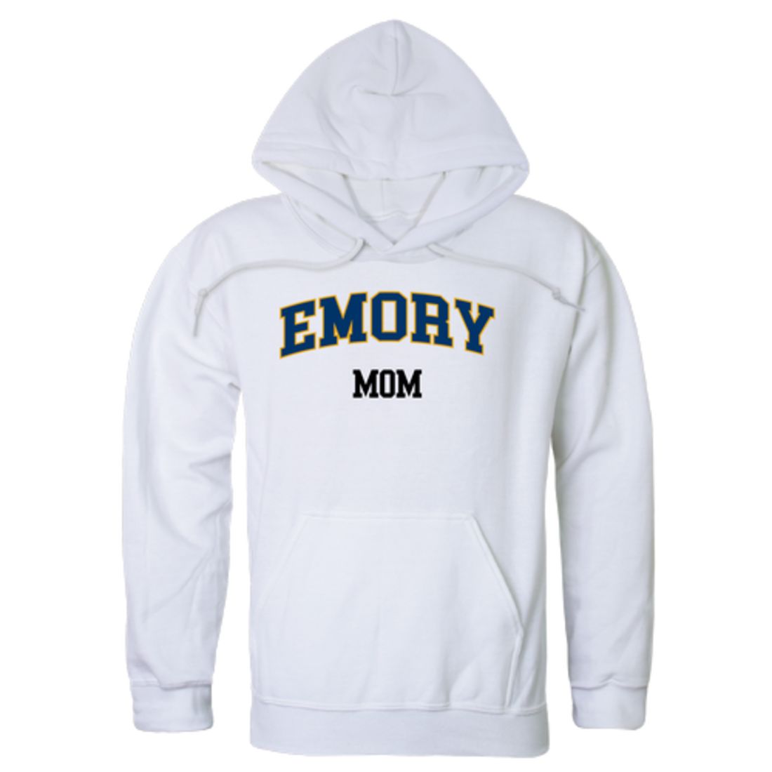 Emory University Eagles Mom Fleece Hoodie Sweatshirts Heather Grey-Campus-Wardrobe