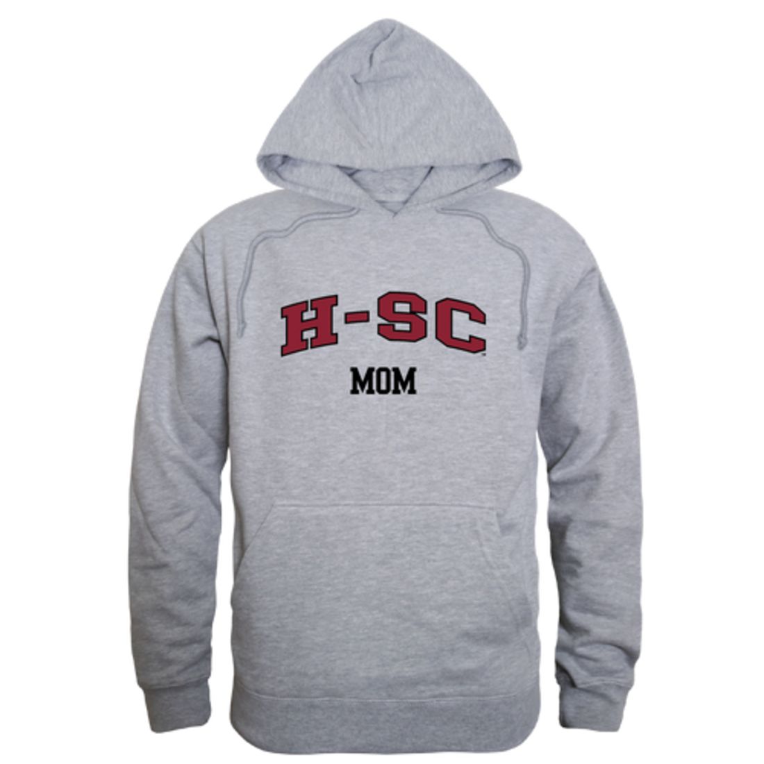 HSC Hampden-Sydney College Tigers Mom Fleece Hoodie Sweatshirts Heather Grey-Campus-Wardrobe