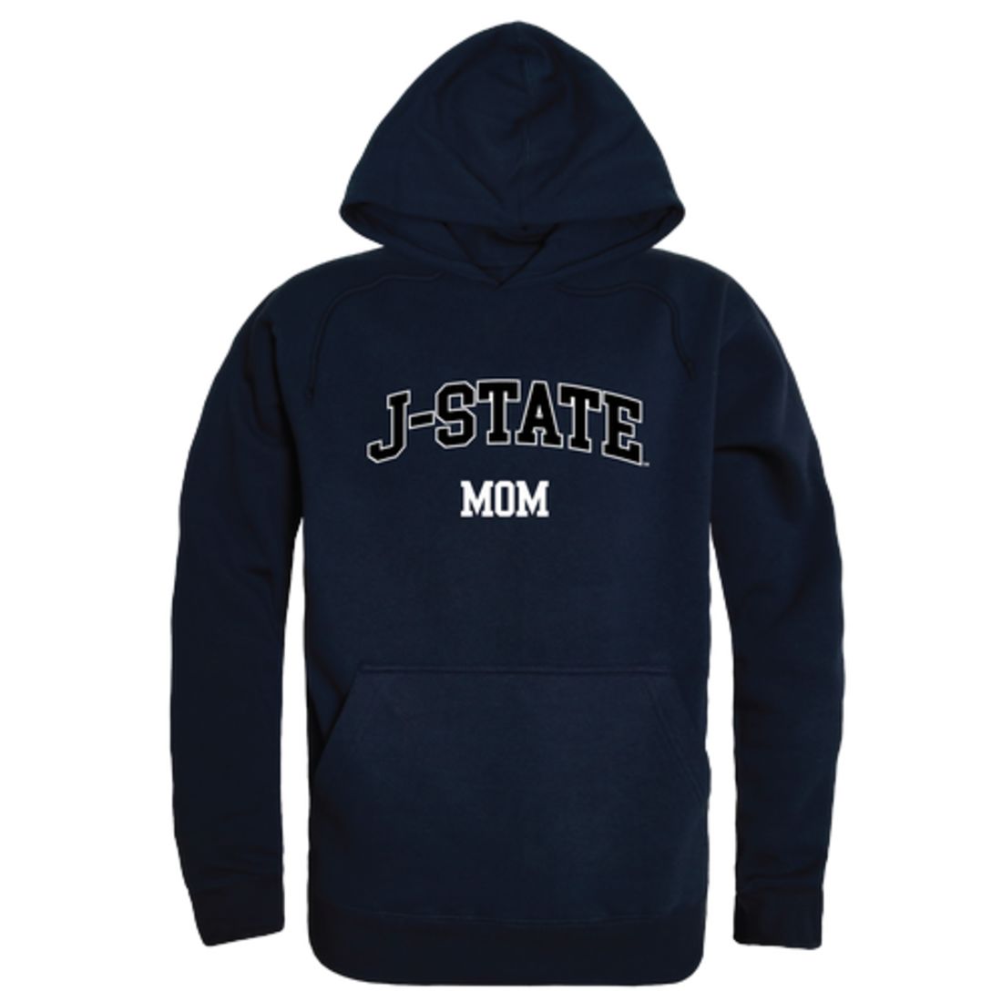 JSU Jackson State University Tigers Mom Fleece Hoodie Sweatshirts Heather Grey-Campus-Wardrobe