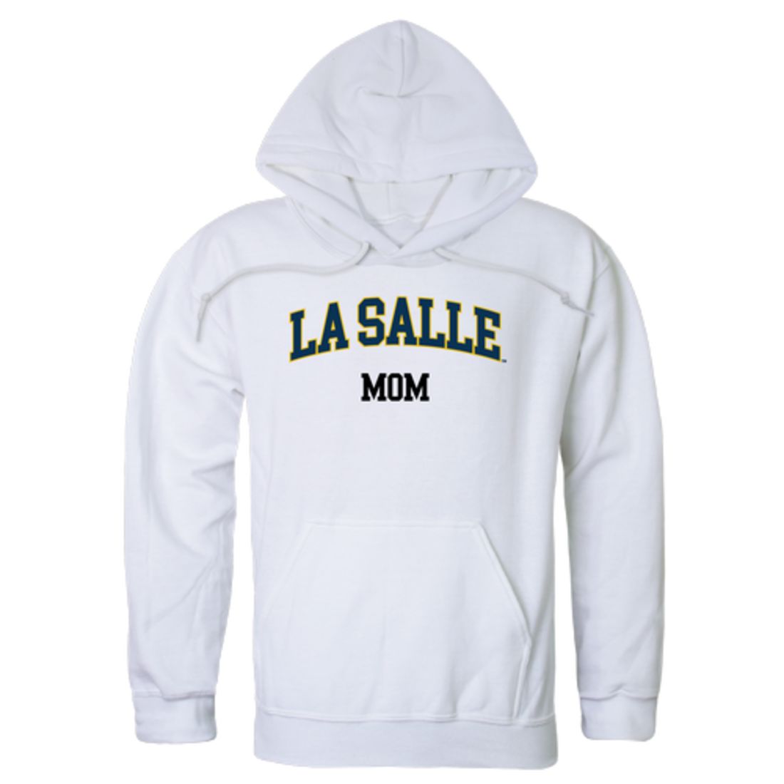 La Salle University Explorers Mom Fleece Hoodie Sweatshirts Heather Grey-Campus-Wardrobe