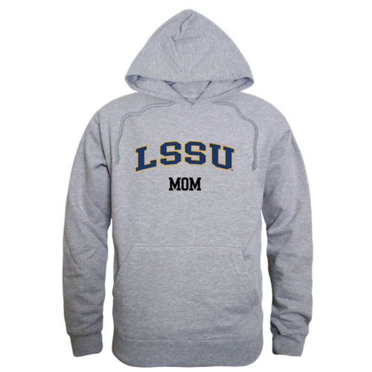 LSSU Lake Superior State University Lakers Mom Fleece Hoodie Sweatshirts Heather Grey-Campus-Wardrobe