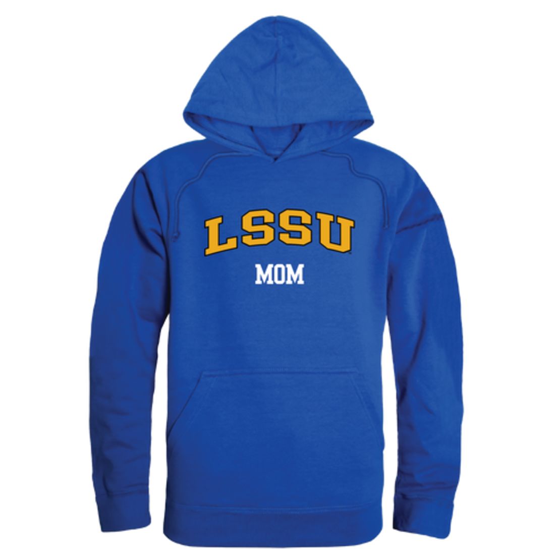 LSSU Lake Superior State University Lakers Mom Fleece Hoodie Sweatshirts Heather Grey-Campus-Wardrobe