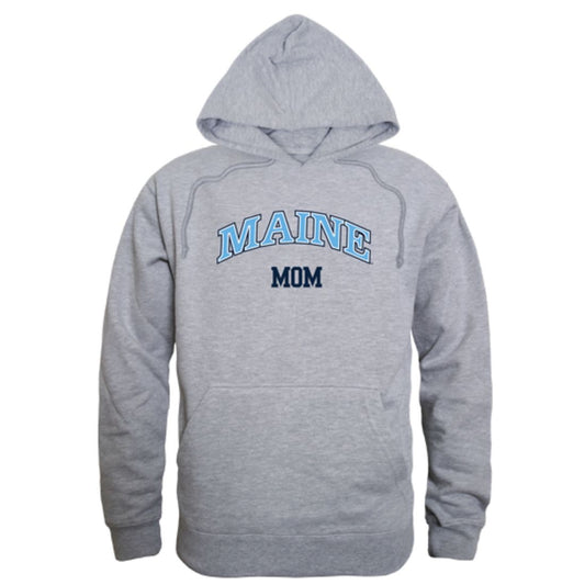 UMaine University of Maine Black Bears Mom Fleece Hoodie Sweatshirts Heather Grey-Campus-Wardrobe