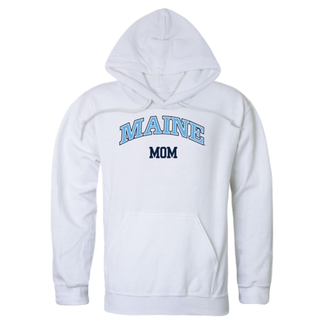 UMaine University of Maine Black Bears Mom Fleece Hoodie Sweatshirts Heather Grey-Campus-Wardrobe