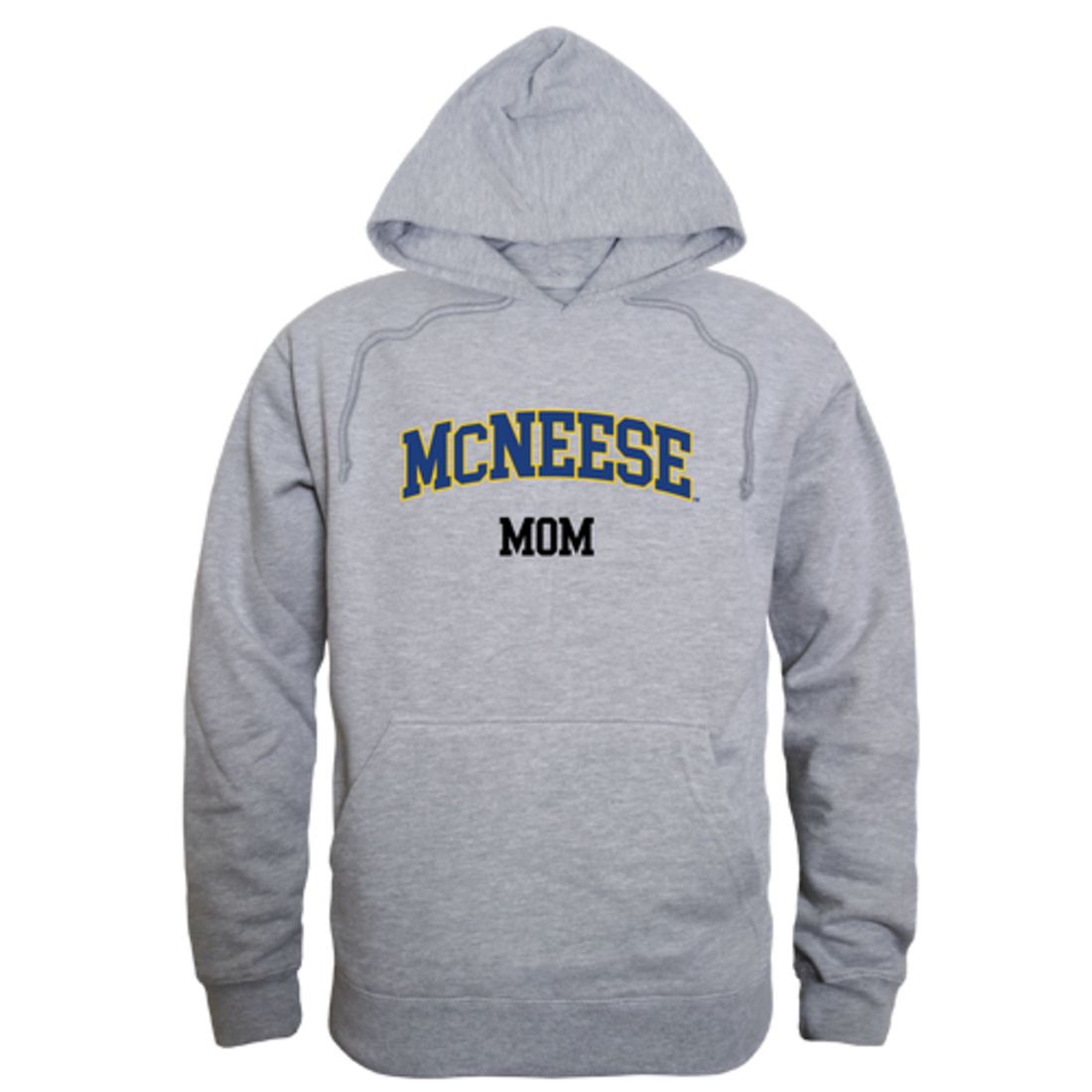 McNeese State University Cowboys and Cowgirls Mom Fleece Hoodie Sweatshirts Heather Grey-Campus-Wardrobe