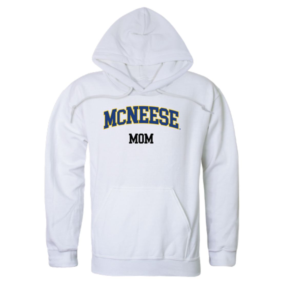 McNeese State University Cowboys and Cowgirls Mom Fleece Hoodie Sweatshirts Heather Grey-Campus-Wardrobe