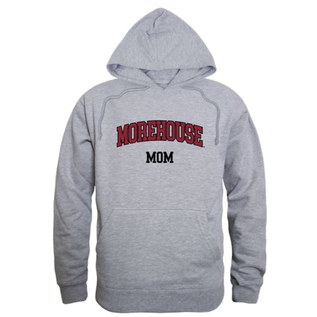 Morehouse College Maroon Tigers Mom Fleece Hoodie Sweatshirts Heather Grey-Campus-Wardrobe