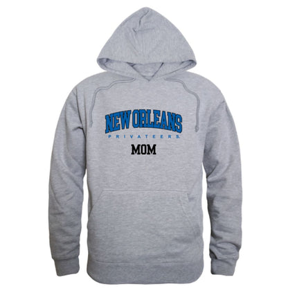 UNO University of New Orleans Privateers Mom Fleece Hoodie Sweatshirts Heather Grey-Campus-Wardrobe