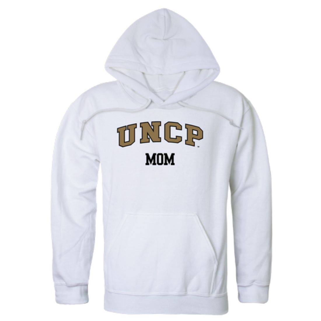 UNCP University of North Carolina at Pembroke Braves Mom Fleece Hoodie Sweatshirts Black