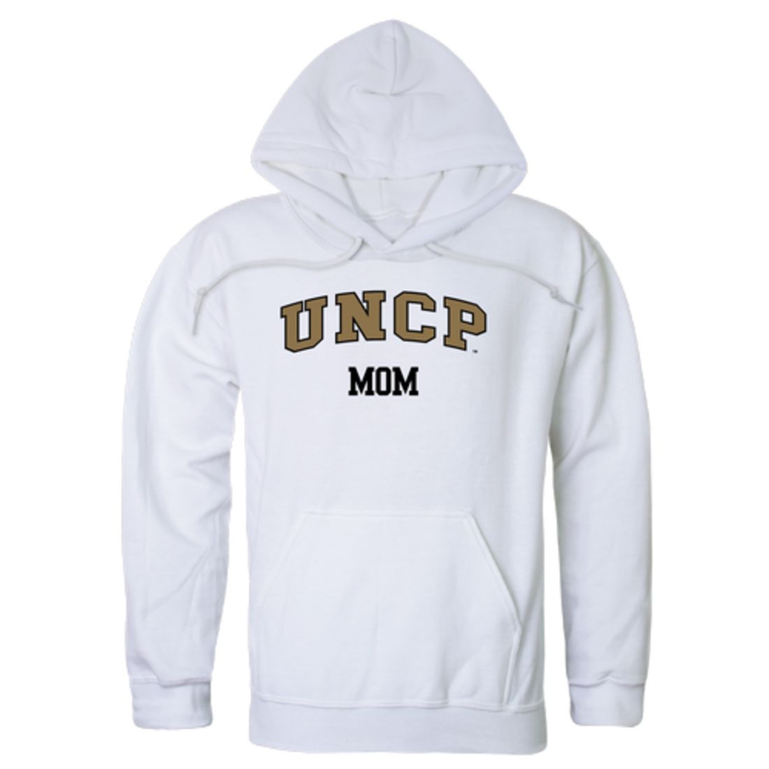 UNCP University of North Carolina at Pembroke Braves Mom Fleece Hoodie Sweatshirts Black-Campus-Wardrobe